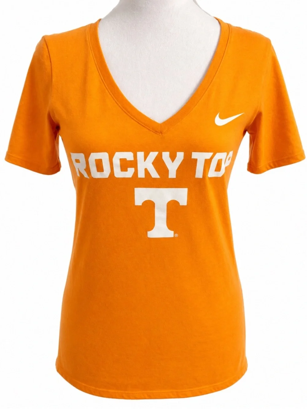 Nike Tennessee Volunteers “Rocky Top” V-Neck Tee – Women’s Small